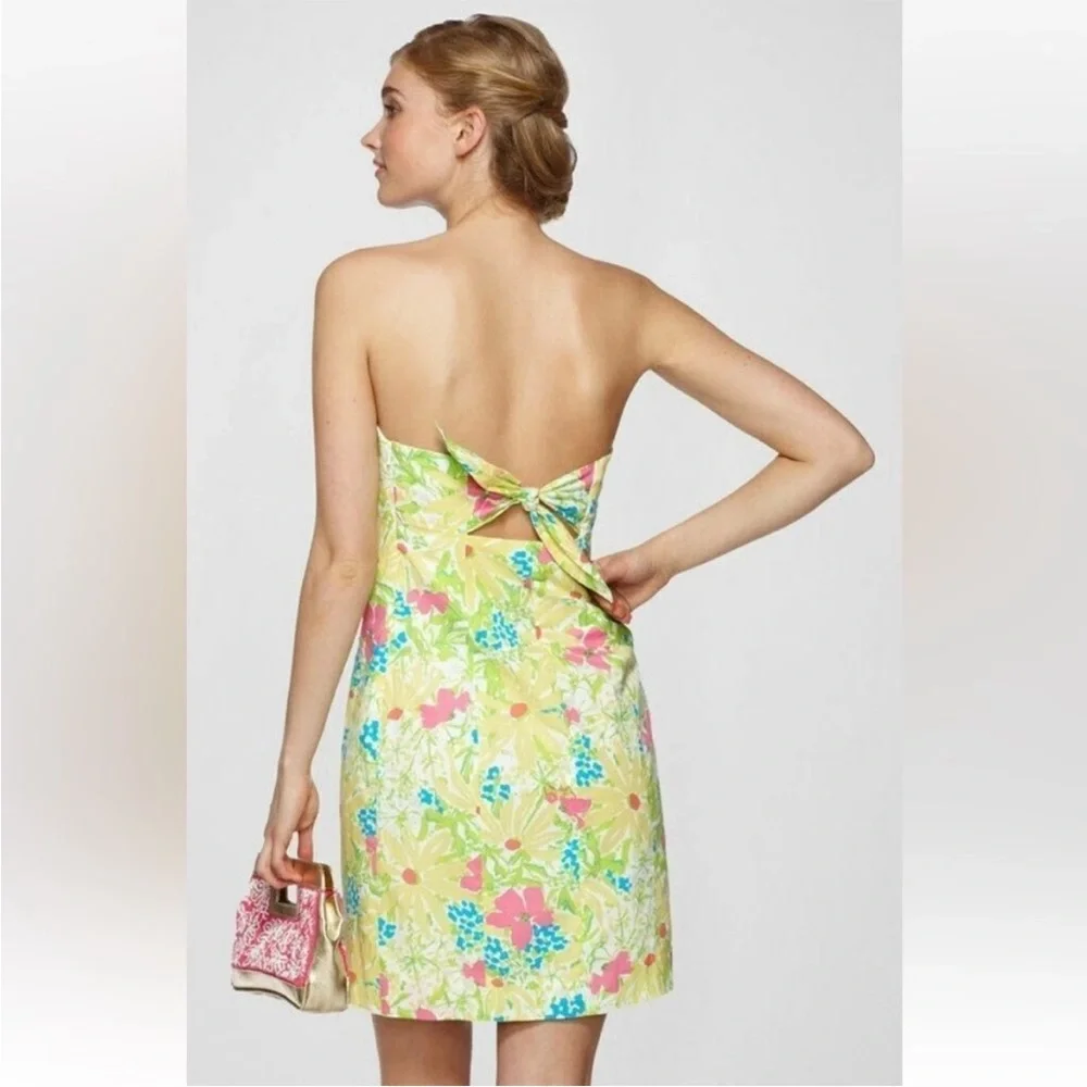 Lilly Pulitzer Dress 2 Summer Yellow - Picture 3 of 11